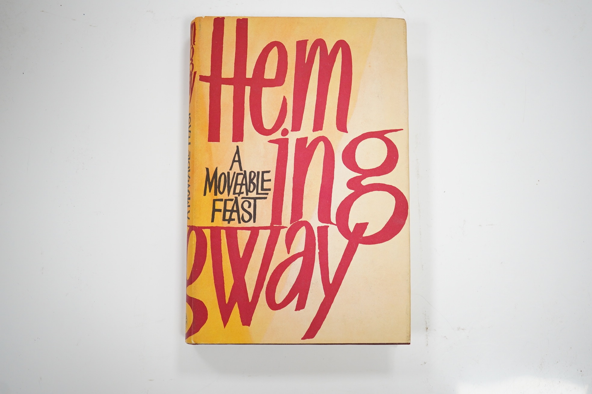 Hemingway, Ernest - A Moveable Feast. 1st English Edition. half title; publisher's cloth and d/wrapper, decorated e/ps. Jonathan Cape, 1964